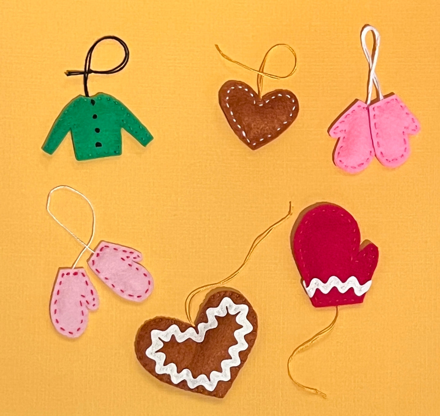 Felt ornaments