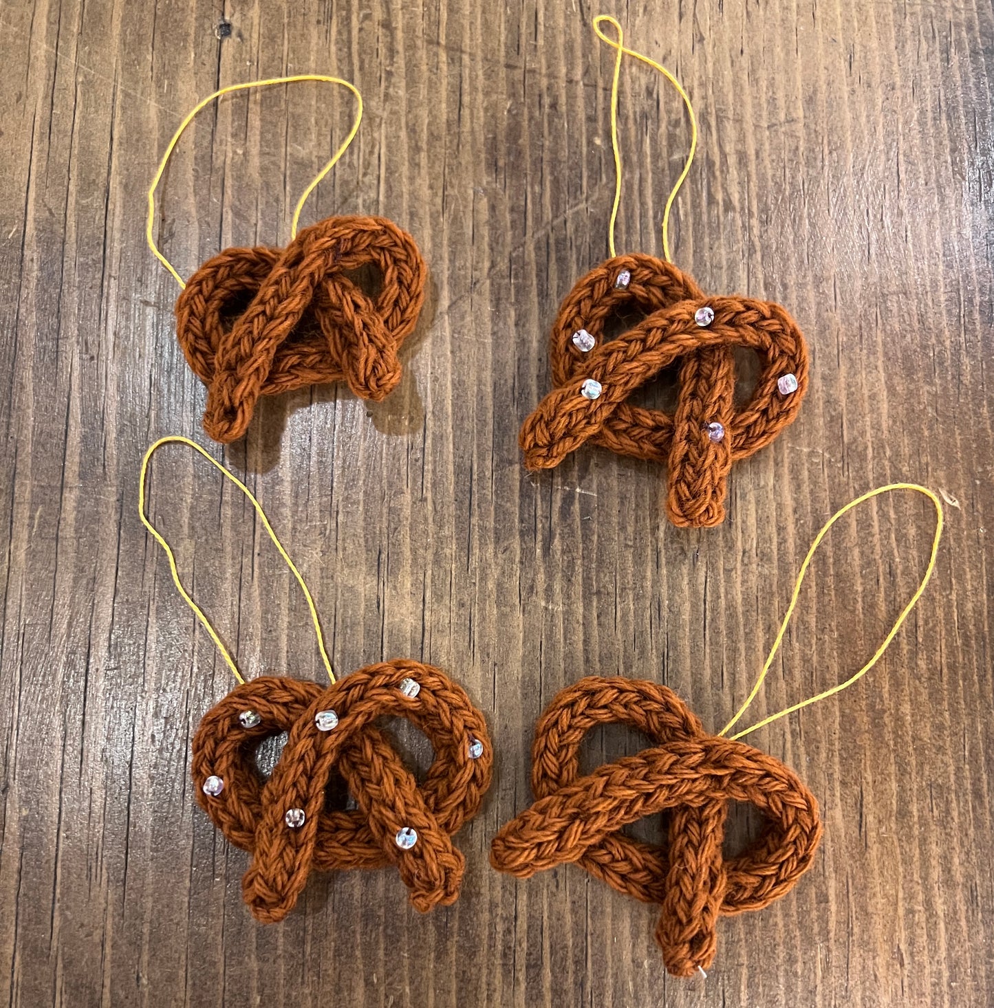Pretzel ornament