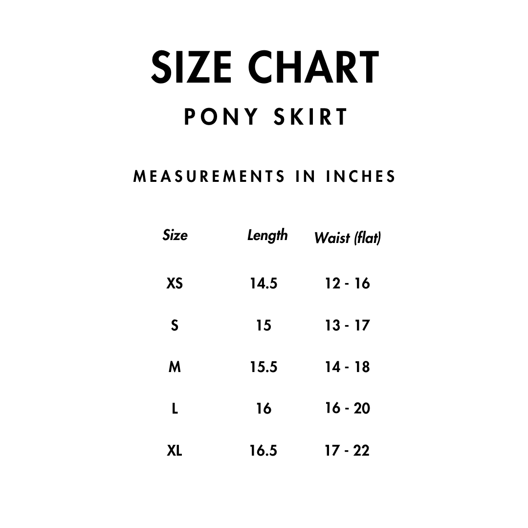 Pony Mini Skirt