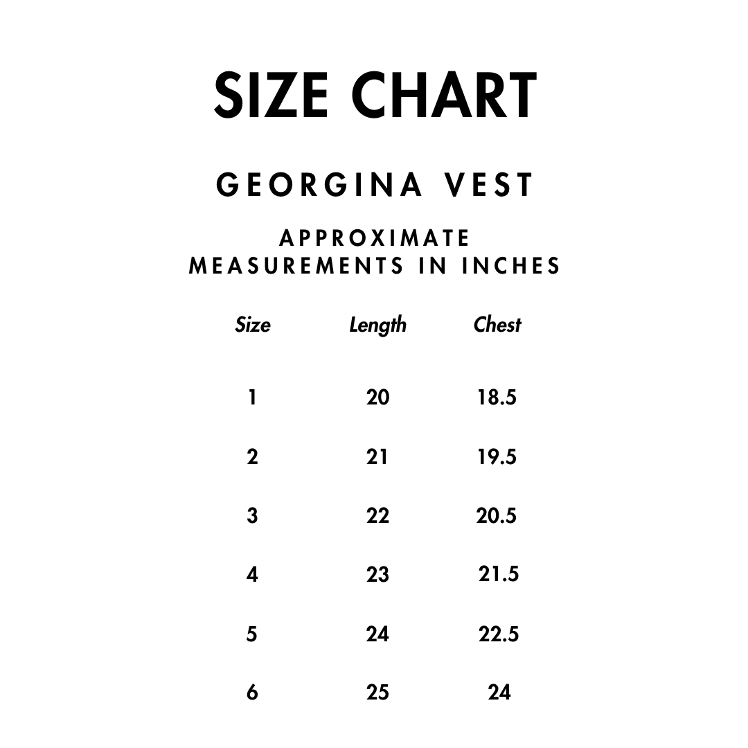 Open-front Georgina Vest