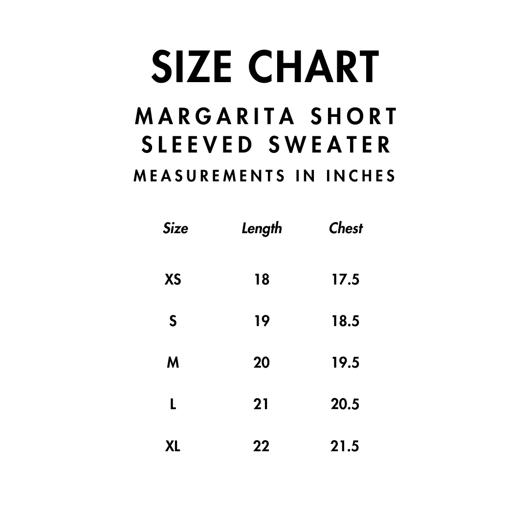 Margarita Short Sleeved Sweater