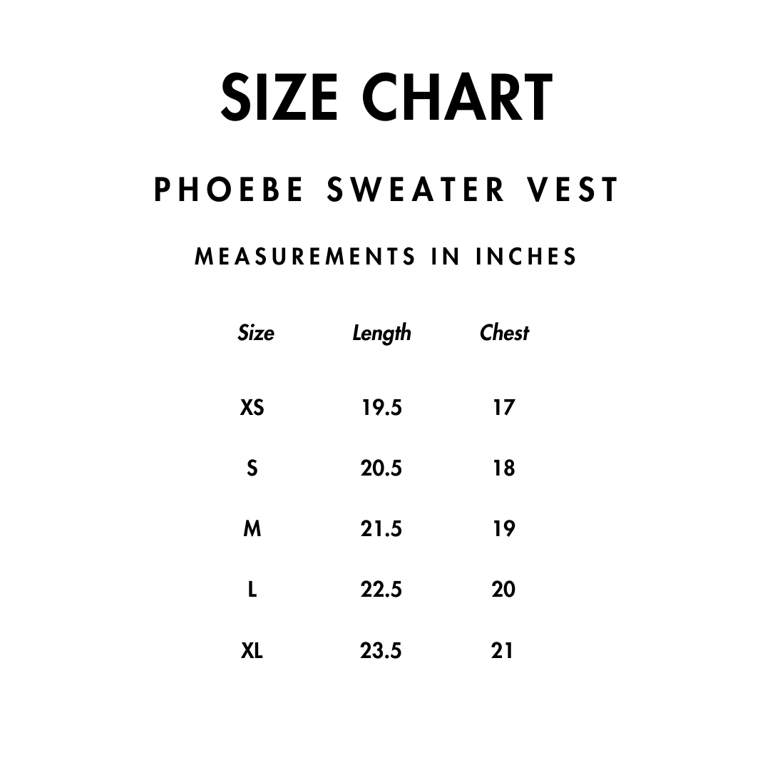 Phoebe Sweater Vest