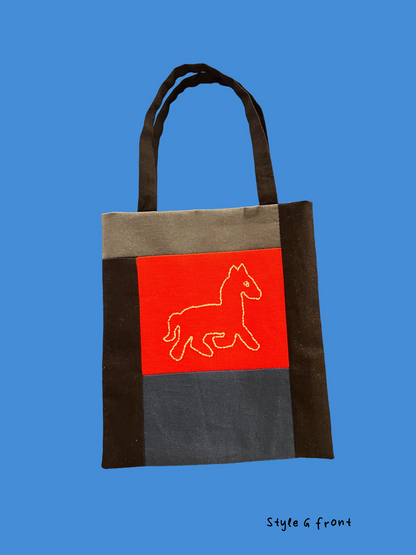 Lunar New Year Patchwork Tote