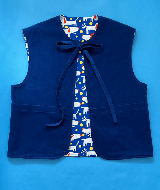 Georgina Vest - tie closure