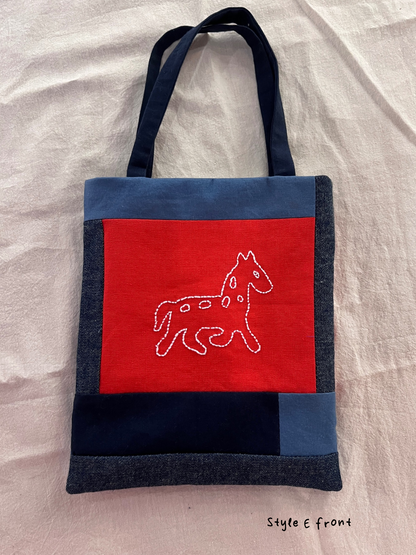 Lunar New Year Patchwork Tote