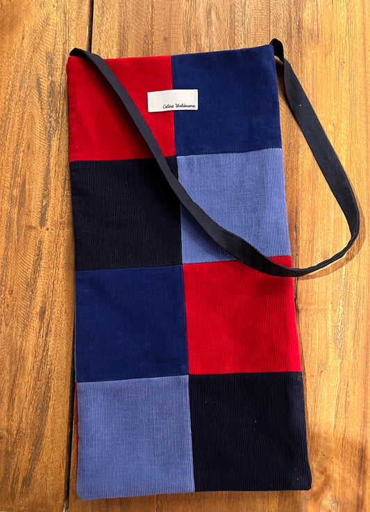 Patchwork baguette/bottle bag