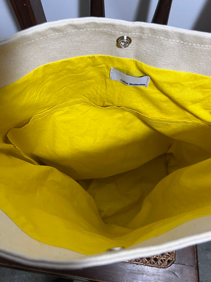 Jumbo Book Pocket Bucket Bag