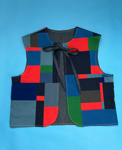 Lunar New Year Horse Patchwork Vest