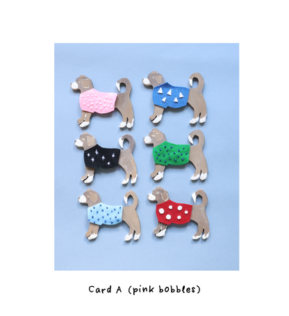 Jimmy sweater postcards