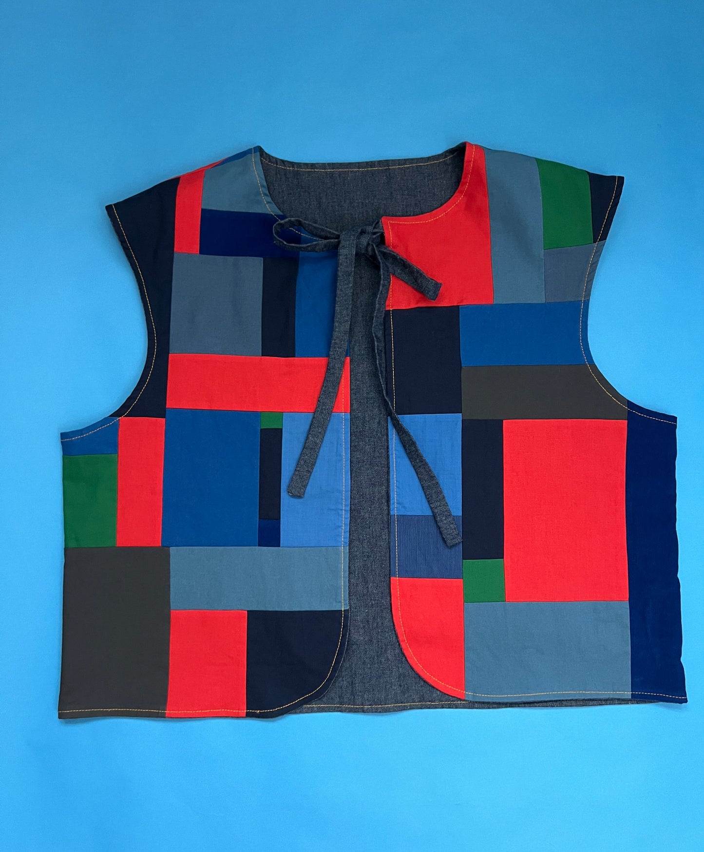 Lunar New Year Horse Patchwork Vest