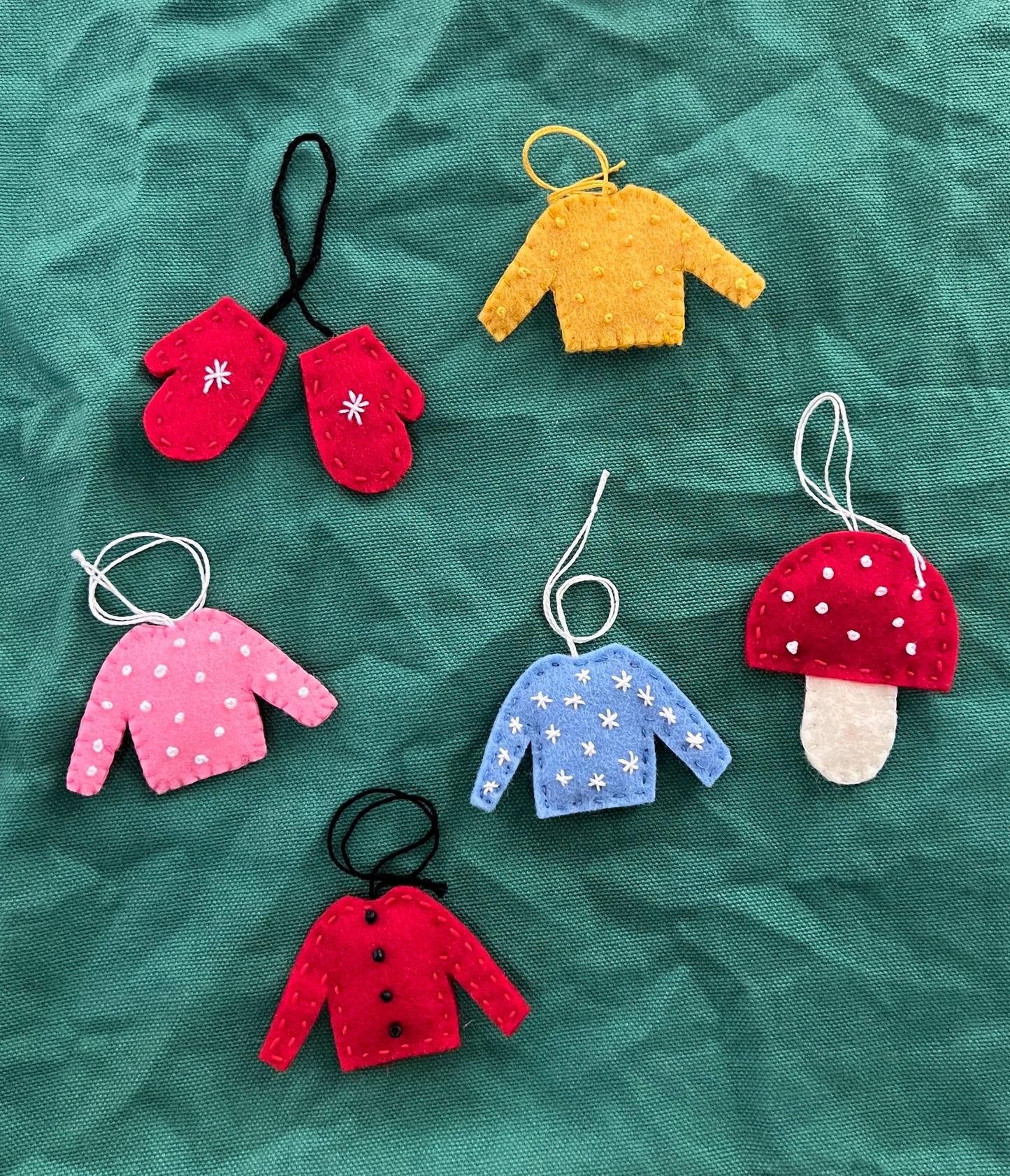 Felt ornaments