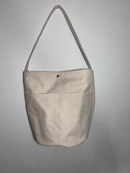 Jumbo Book Pocket Bucket Bag