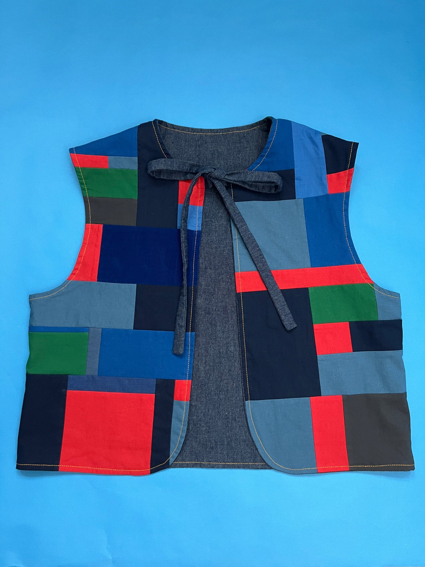 Lunar New Year Horse Patchwork Vest