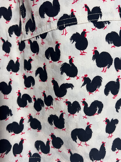 Rooster Print Skirt