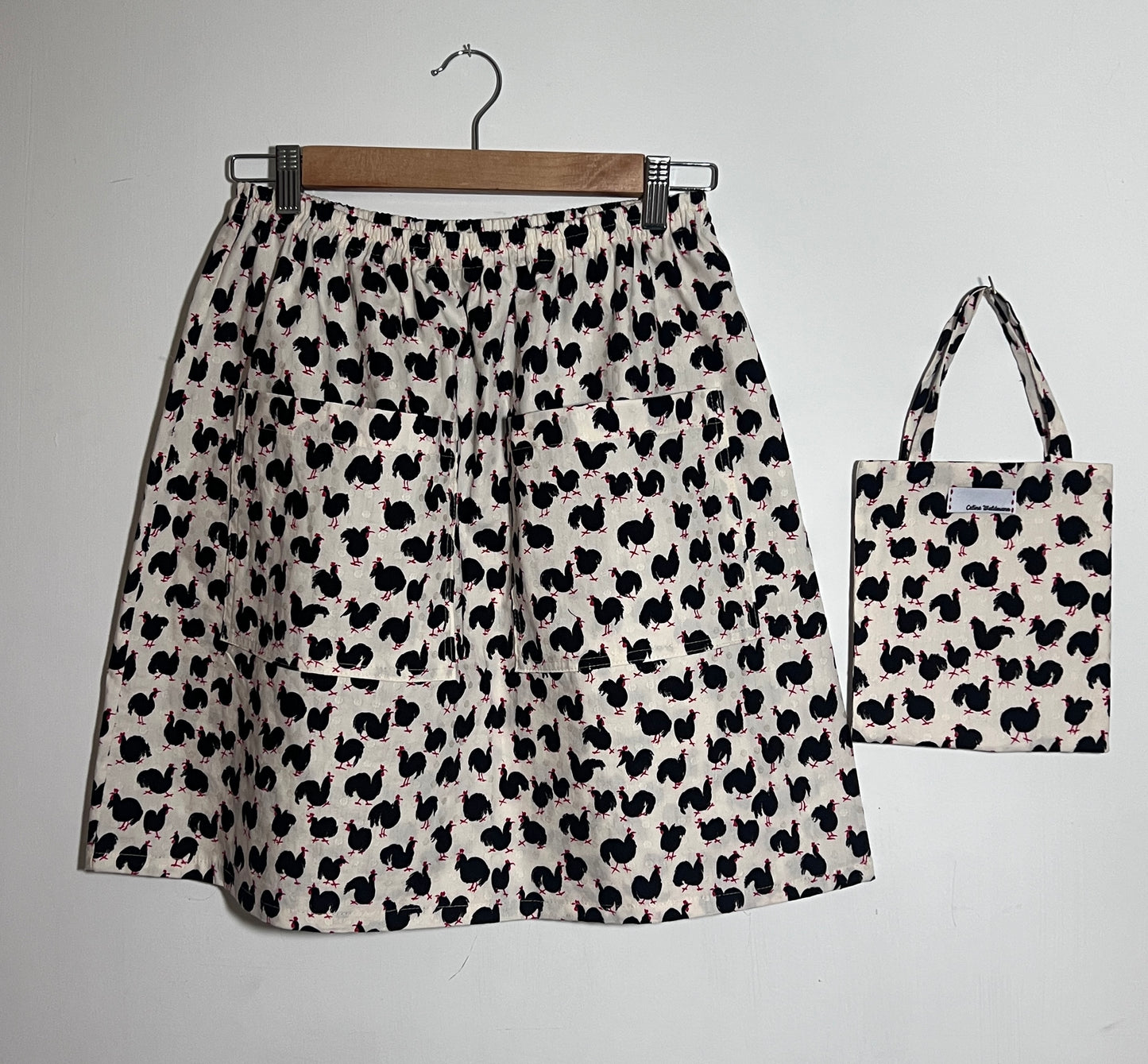 Rooster Print Skirt