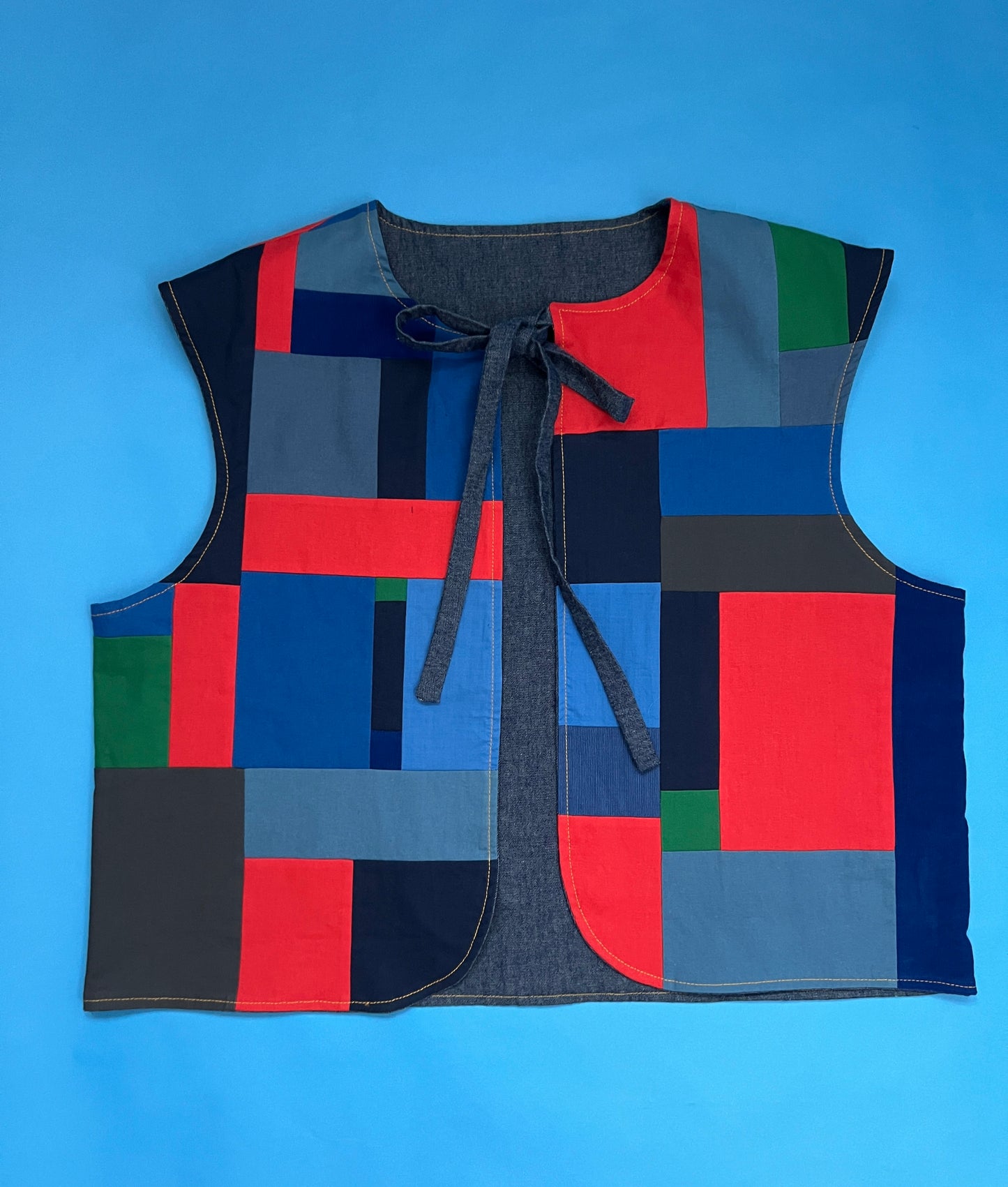 Lunar New Year Horse Patchwork Vest