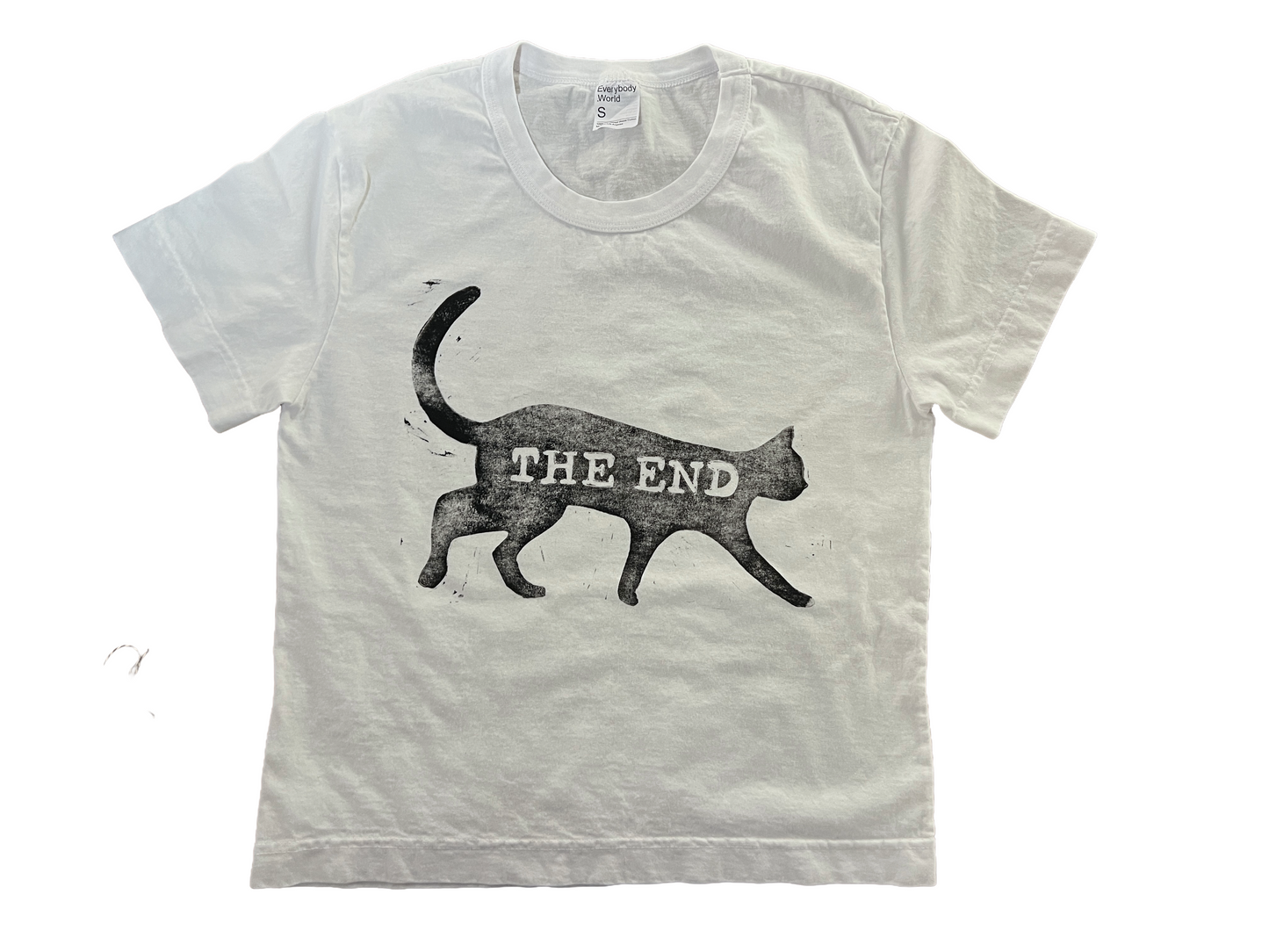 Cat Lino Print Tee