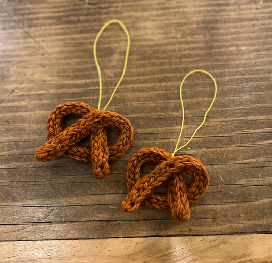 Pretzel ornament