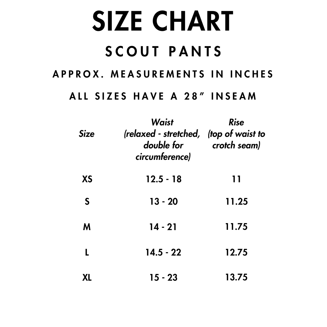 Scout pants - vintage fabrics