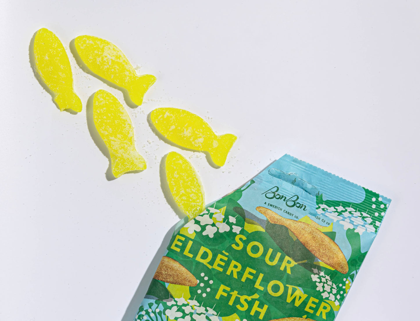 Sour Elderflower Fish - Swedish Candy 5.2oz (150g)