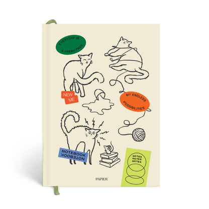 Playful Cats Lined Notebook