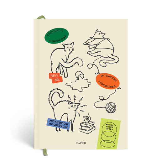 Playful Cats Lined Notebook